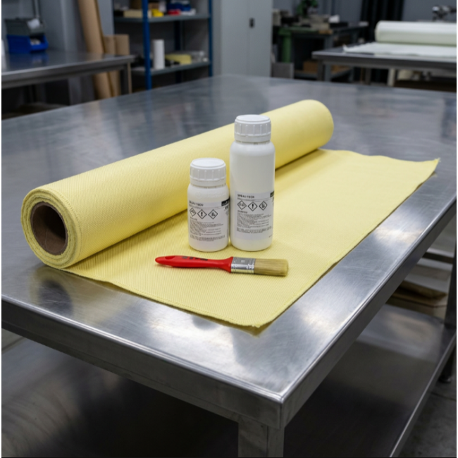 Tessuto Kevlar Twaron 173g Plain | Epoxyshop Pasian di Prato Udine