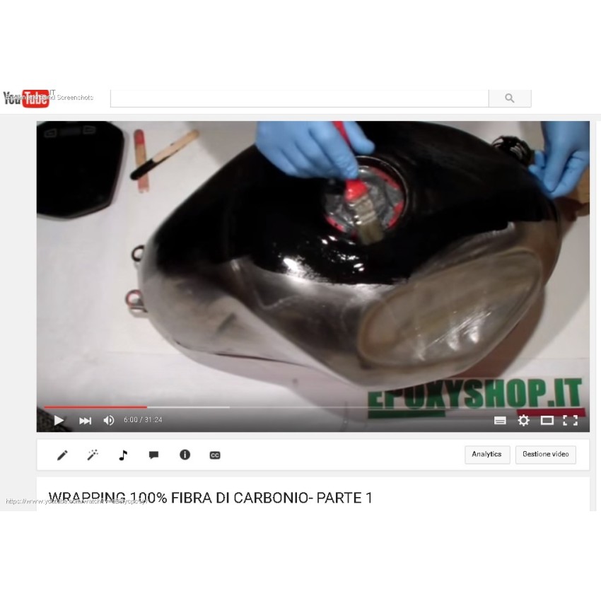 wrapping , fondo epossidico, skinning nero