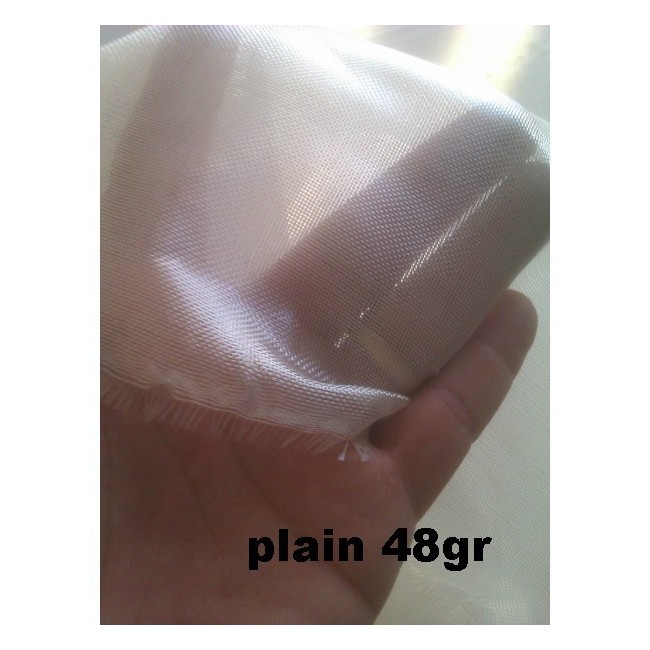 plain tessuto vetro 48 grammi