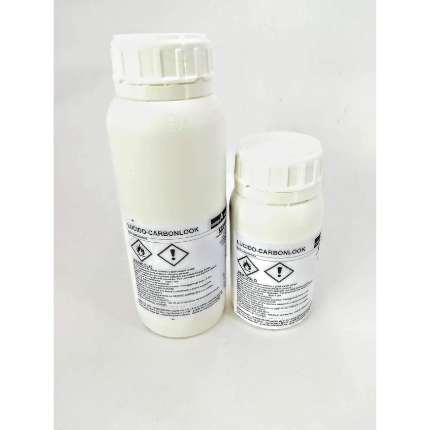 lucido trasparente acrilico per compositi carbonio carbonlook tixo A PENNELLO