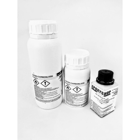 kit lucido trasparente acrilico per compositi carbonio carbonlook
