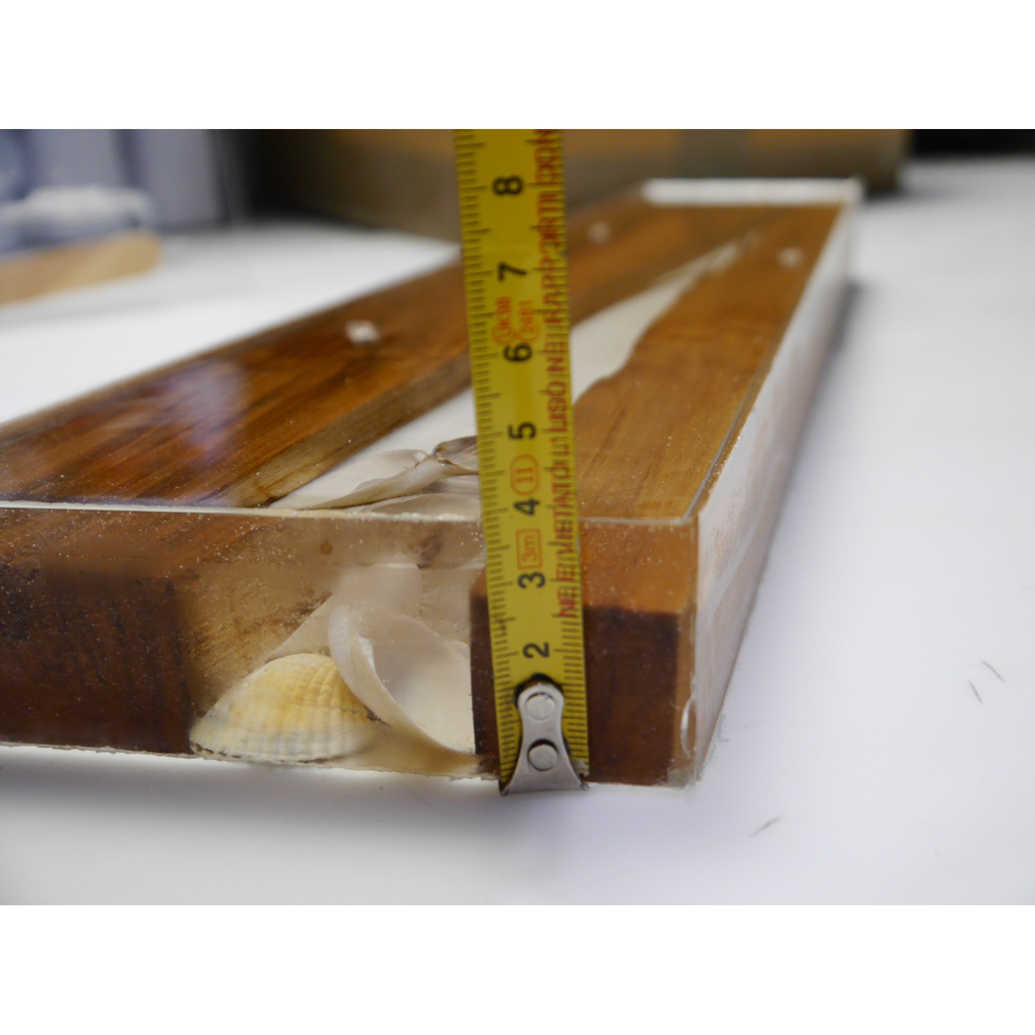 resina colata alto spessore per tavoli legno, 10cm , river table