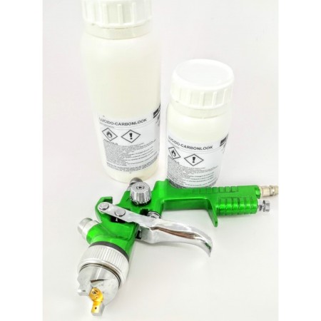 kit lucido trasparente acrilico per compositi carbonio carbonlook