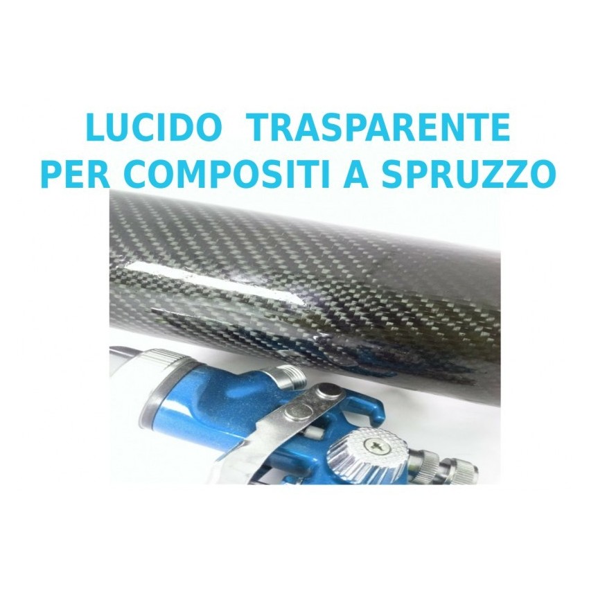 kit lucido trasparente acrilico per compositi carbonio carbonlook