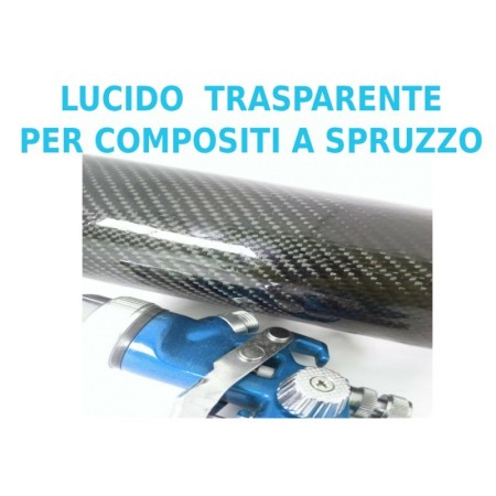 kit lucido trasparente acrilico per compositi carbonio carbonlook