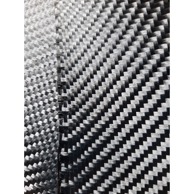 Tessuto Diolene Nero 200g Twill Finto Carbonio | Epossidica 2