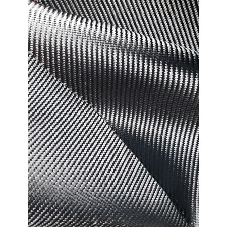 Tessuto Diolene Nero 200g Twill Finto Carbonio | Epossidica