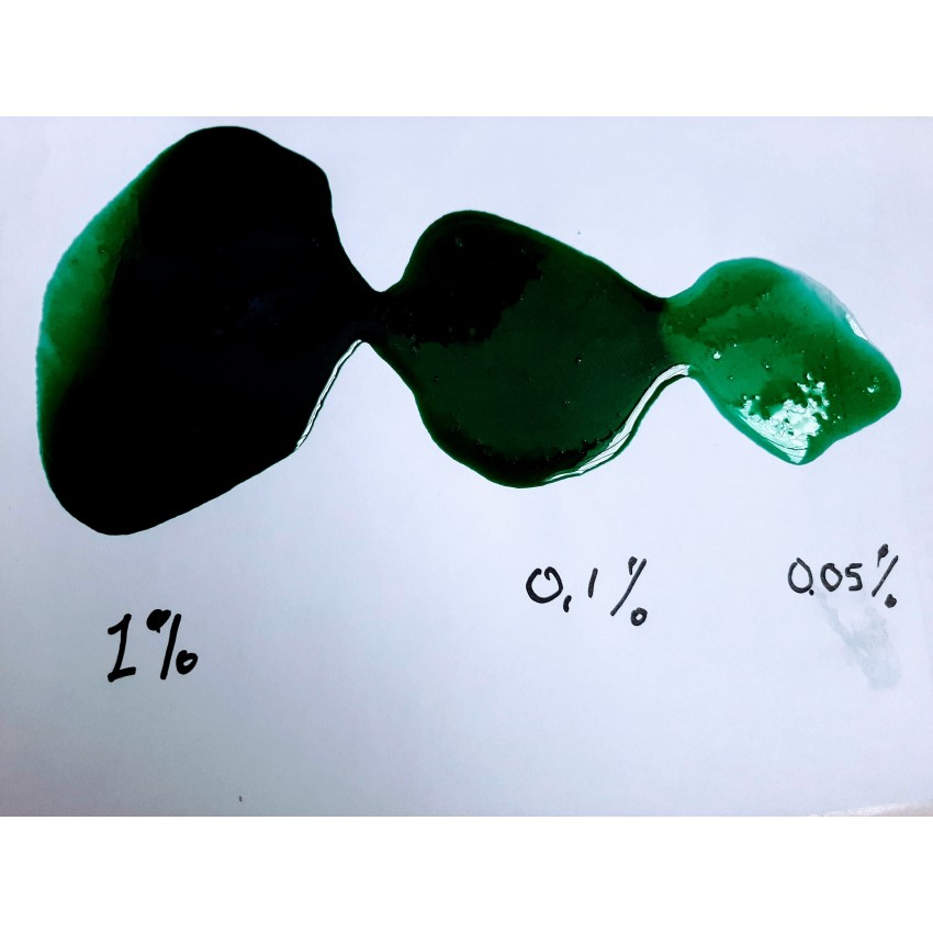 resina epossidica  verde pigmento