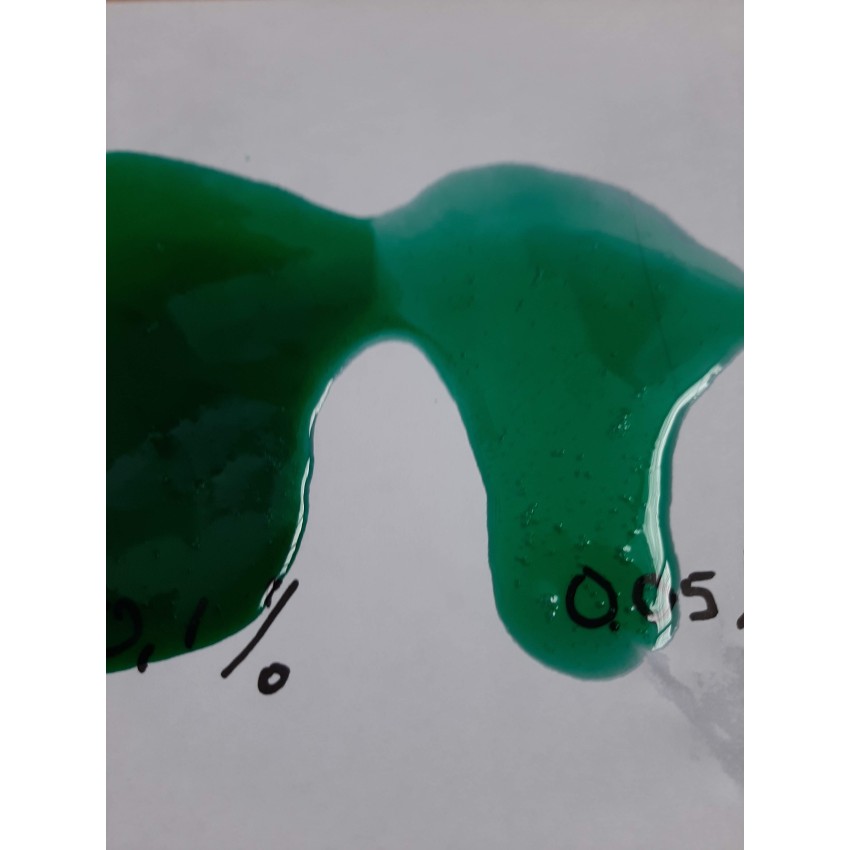 resina epossidica  verde pigmento