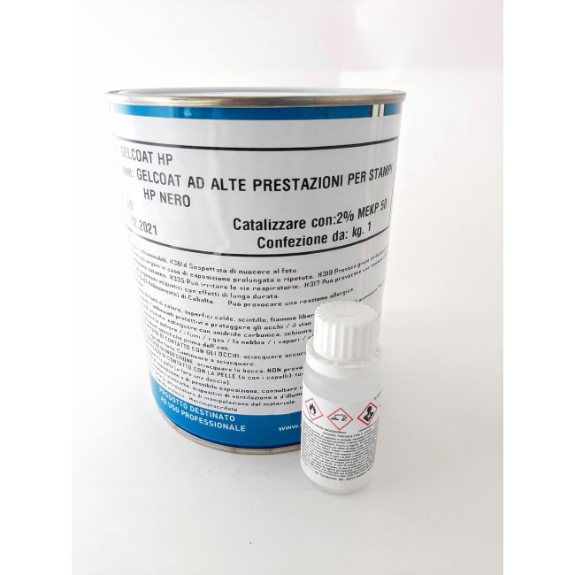 gelcoat produzione stampi poliestere  nero