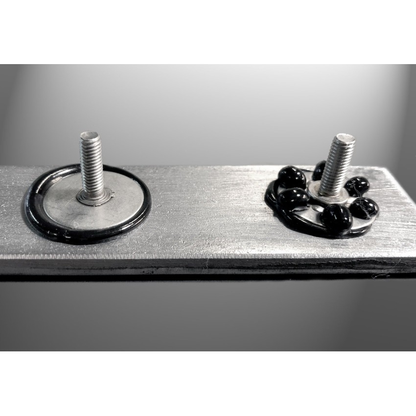 cartuccia ricarica adesivo metacrilato BIANCO per incollare metallo resina compositi