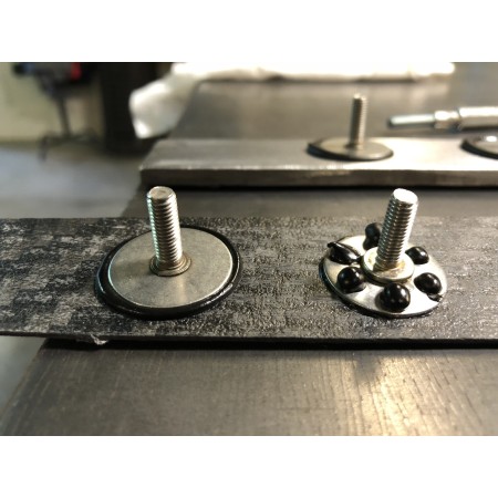 cartuccia ricarica adesivo metacrilato BIANCO per incollare metallo resina compositi